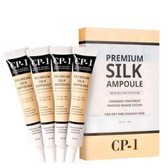 Набор Несмываемая сыворотка для волос с протеинами шелка CP-1 Premium Silk Ampoule Esthetic House