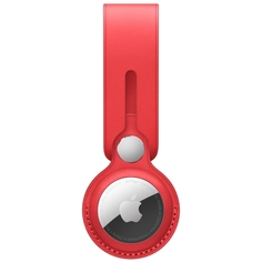Кожаный брелок-подвеска Apple для AirTag Leather Loop (PRODUCT)RED (MK0V3ZM/A) для AirTag Leather Loop (PRODUCT)RED (MK0V3ZM/A)