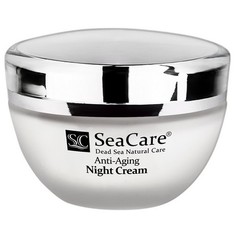 SeaCare, Антивозрастной ночной крем для лица с матриксил, минералами Мертвого моря и маслами Anti-Aging