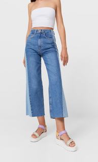 Stradivarius Джинсы Из Переработанных Тканей С Темным Эффектом Потертости 38