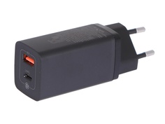Зарядное устройство Baseus GaN2 Lite Quick ChargerC+U 65W EU Black CCGAN2L-B01