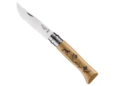 Нож Opinel Tradition Animalia №08 собака 002335 - длина лезвия 85мм