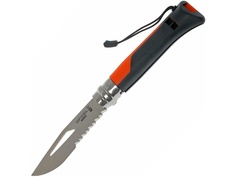 Нож Opinel Specialists Outdoor №08 Orange-Grey 001577 - длина лезвия 85мм
