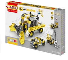 Конструктор Engino Pico Builds Спецтехника 12 моделей из одного комплекта PB34