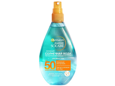 Спрей солнцезащитный Garnier Ambre Solaire Солнечная вода 150ml SPF50/C6155600#