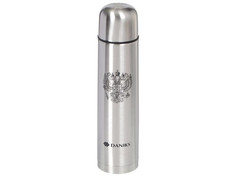Термос Daniks 1L Silver SL-100Z / 306885