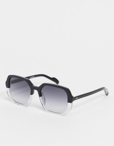 Женские черные квадратные oversized солнцезащитные очки Spitfire Twenty Nine-Черный