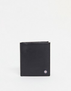Черный кожаный бумажник для карт Ben Sherman