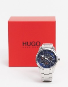 Мужские серебристые часы-браслет Hugo 1530191-Серебристый