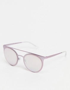 Круглые солнцезащитные очки Emporio Armani-Розовый цвет