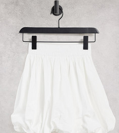 Белая пышная мини-юбка ASOS DESIGN Petite-Белый