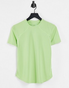 Спортивная футболка с логотипом ASOS 4505-Зеленый цвет