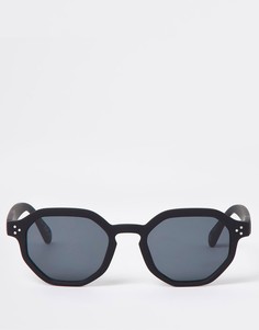 Черные солнцезащитные очки River Island-Черный цвет