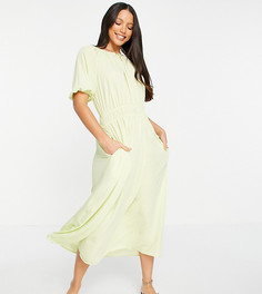 Зеленое чайное платье миди Y.A.S Tall-Зеленый цвет