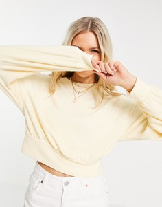 Желтый топ с круглым вырезом от комплекта Gilly Hicks