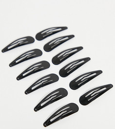 Эксклюзивный набор заколок для волос черного цвета DesignB London-Многоцветный