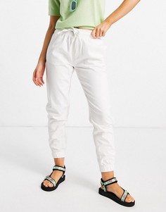 Светлые легкие джинсовые джоггеры New Look-Белый