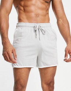 Серые беговые шорты для дома ASOS DESIGN-Multi