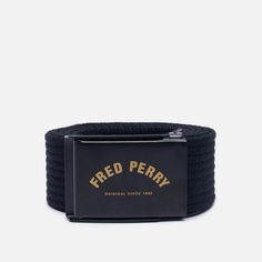 Ремень Fred Perry Arch Branded, цвет чёрный