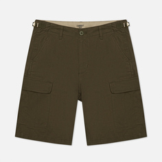 Мужские шорты Carhartt WIP Aviation 6.5 Oz, цвет оливковый