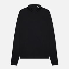 Мужская водолазка Fred Perry x Raf Simons Laurel Wreath Detail Roll Neck, цвет чёрный