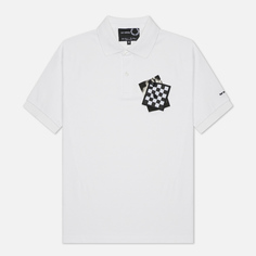 Мужское поло Fred Perry x Raf Simons Chest Patch, цвет белый