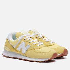 Женские кроссовки New Balance WL574PK2, цвет жёлтый