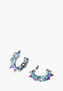 Серьги Swarovski® Chroma, покрытие родий