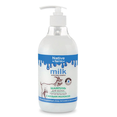 VILSEN Питательный шампунь для волос с козьим молоком "Milk Native farm"