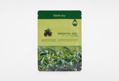 Маска для лица тканевая с экстрактом зеленого чая Farm Stay