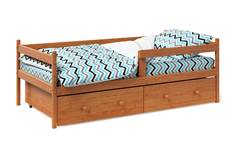 Кровать тахта с бортиком и ящиками Можга Hoff