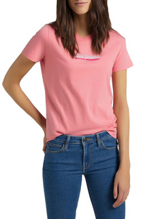 Футболка Slim Logo Tee Cherry Lee