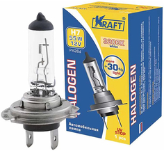 Лампа автомобильная Kraft H7 +30% 12v 55w PX26d (KT 700081)
