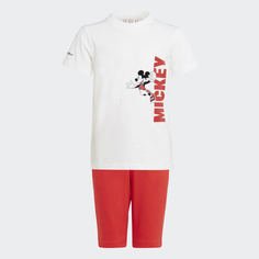 Комплект: футболка и шорты Disney Mickey Mouse adidas Sportswear