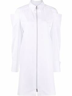 Givenchy поплиновое платье-рубашка на молнии