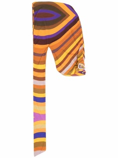 Formy Studio полосатая шапка с драпировкой