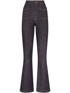 Dolce & Gabbana расклешенные джинсы с завышенной талией