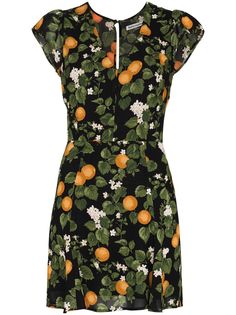 Reformation платье мини Deven с V-образным вырезом