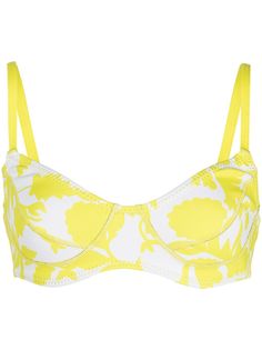 Cynthia Rowley лиф бикини с абстрактным принтом
