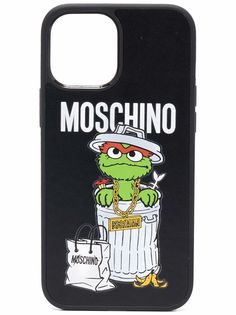 Moschino чехол для iPhone 12 Pro Max из коллаборации с Sesame Street