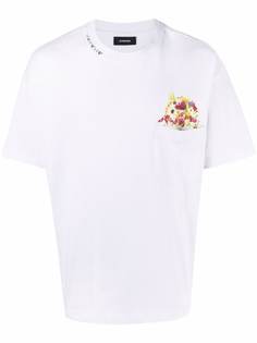 3PARADIS футболка с цветочным принтом