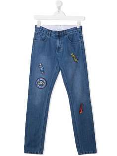 Stella McCartney Kids джинсы с нашивками