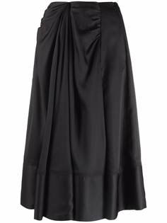 Ports 1961 юбка миди с драпировкой