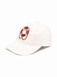 Mini Rodini бейсболка с вышитым логотипом