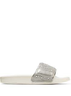 Jimmy Choo декорированные шлепанцы Fitz