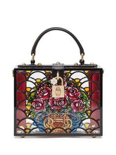 Dolce & Gabbana сумка-ведро с цветочным принтом