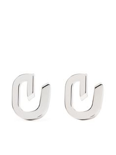 Givenchy серьги-кольца с логотипом G