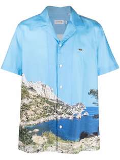 Lacoste рубашка x Marseille с принтом