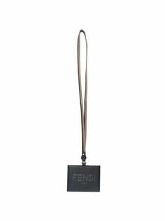 Fendi чехол для бейджа с тисненым логотипом