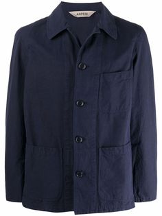 ASPESI однобортная куртка-рубашка
